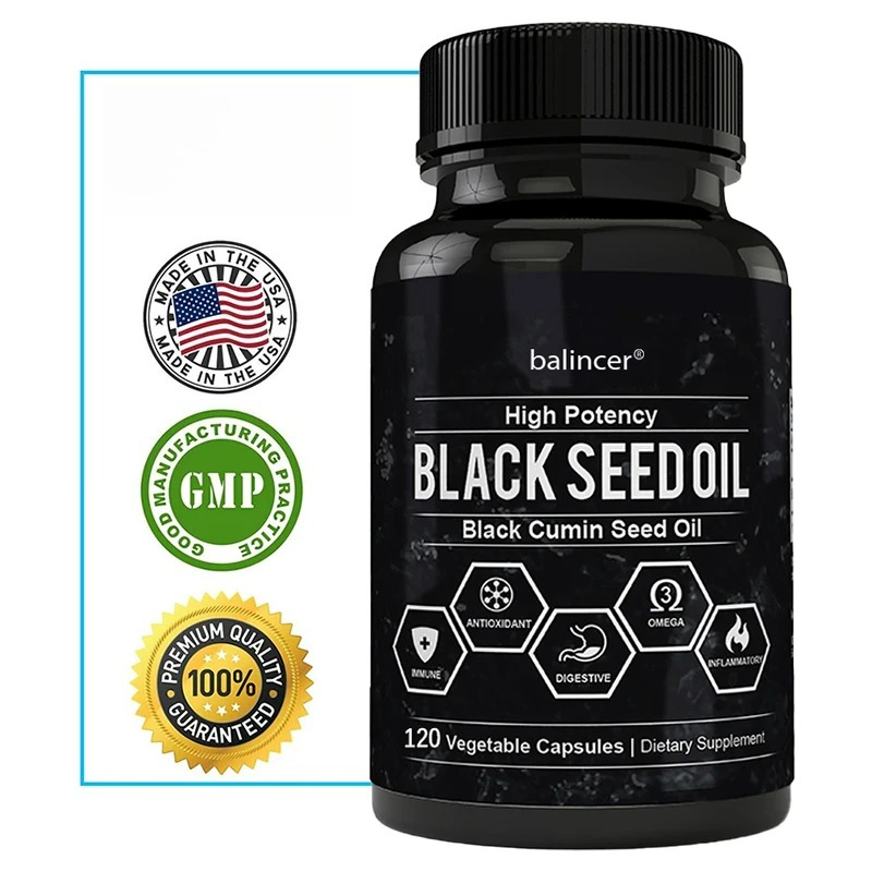 Health Wellness Usa - Black Cumin Seed Oil - Supports