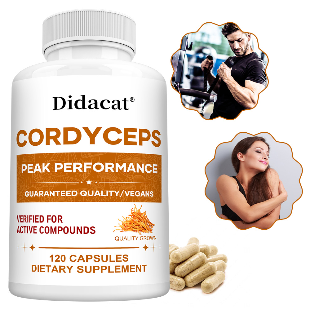 Health Wellness Usa - Cordyceps Mushroom Capsules 1000mg, Natural Wellness
