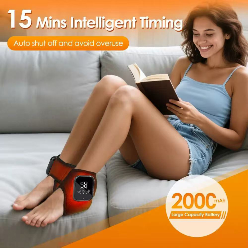 Heated Foot Massager Electric  - Ankle Brace Support recension och pris
