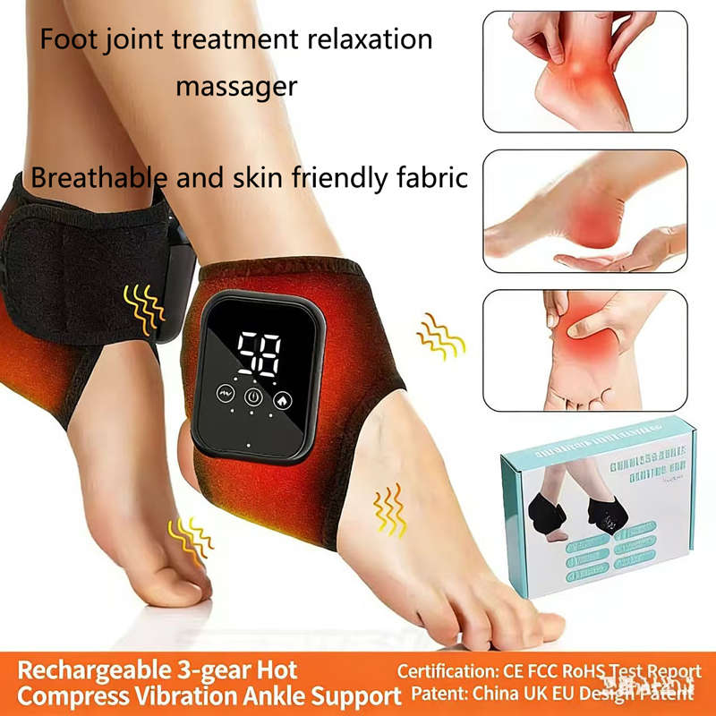 Heated Foot Massager Electric  - Ankle Brace Support recension och pris