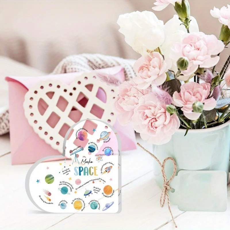 Acrylic Heart Mental Health De - Health Wellness Office recension och pris