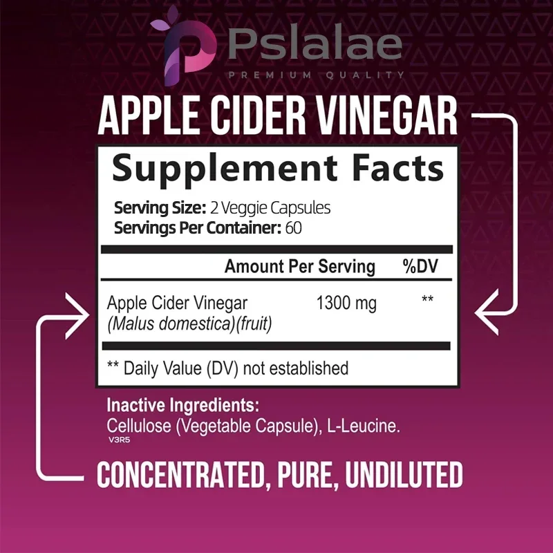 Apple Cider Vinegar Capsules - - Health Wellness Usa recension och pris