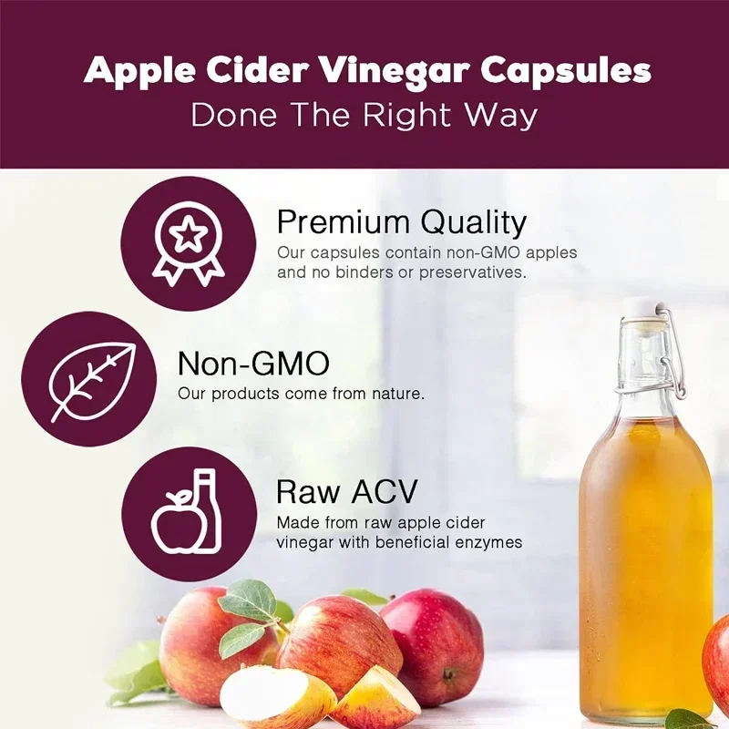 Apple Cider Vinegar Capsules - - Health Wellness Usa recension och pris
