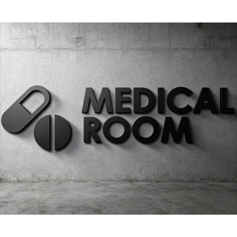 Medical Room Sign - Acrylic 3D - Health Wellness Office recension och pris
