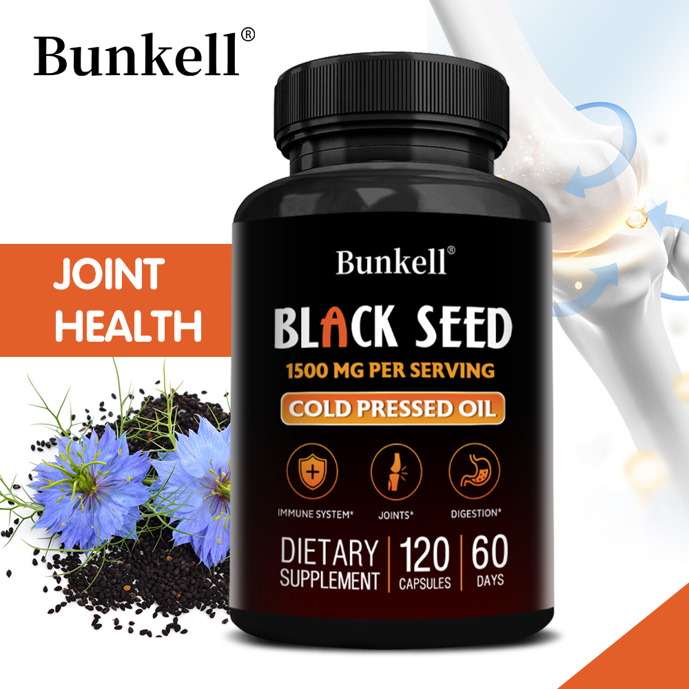 Black Seed Oil Capsules 1500mg - Health Wellness Usa recension och pris