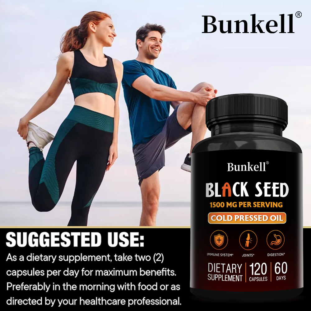 Black Seed Oil Capsules 1500mg - Health Wellness Usa recension och pris