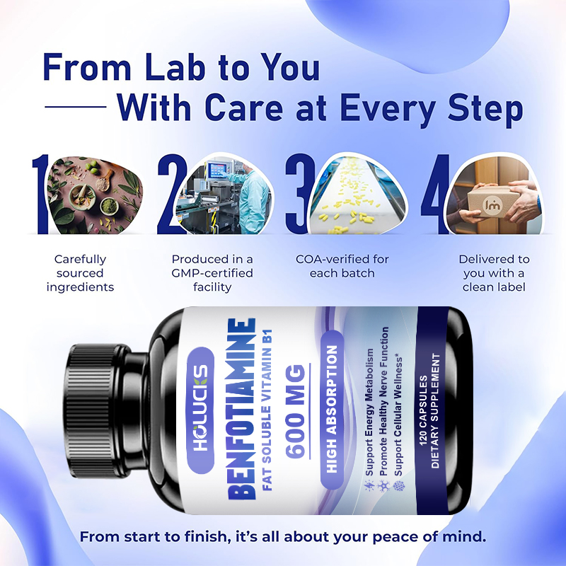 Benfotiamine Capsules, with Fa - Health Wellness Usa recension och pris