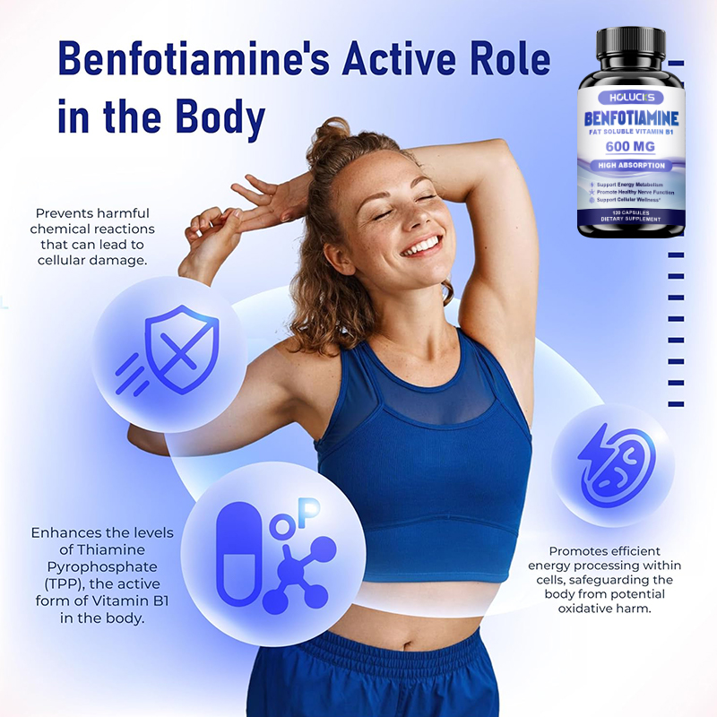 Benfotiamine Capsules, with Fa - Health Wellness Usa recension och pris