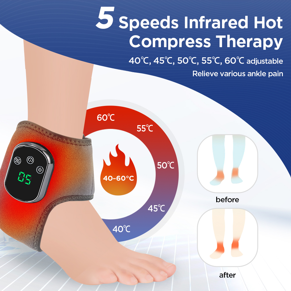 1/2PCS Electric Ankle Massager - Ankle Brace Support recension och pris