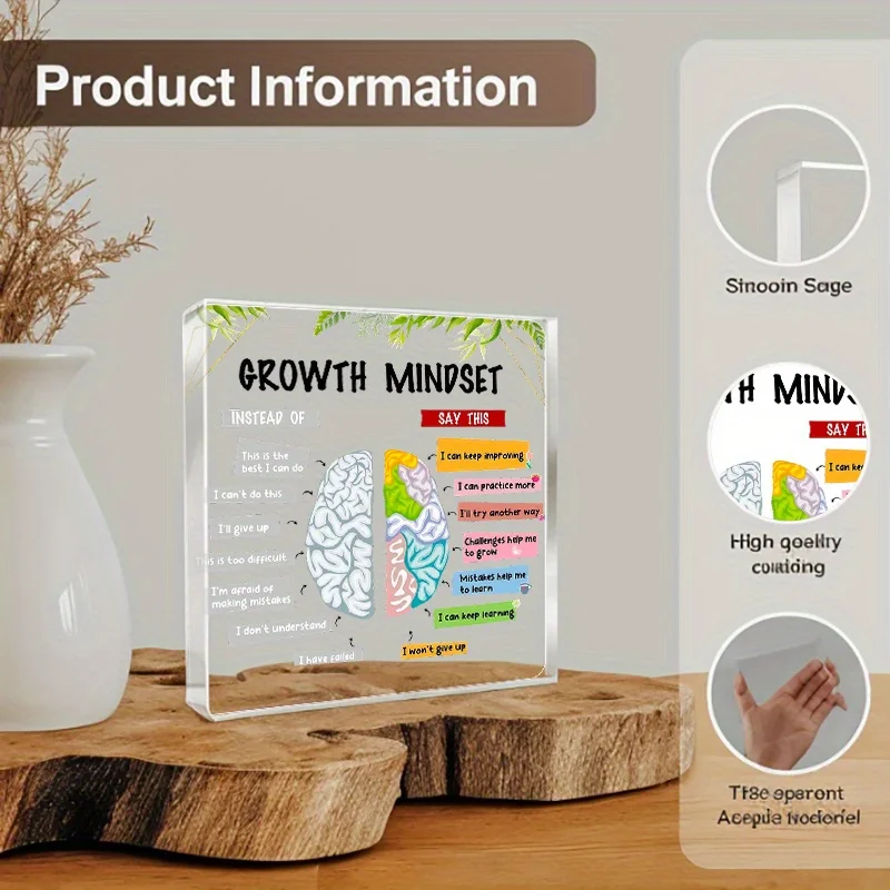 Acrylic Mental Wellness Sign 2 - Health Wellness Office recension och pris