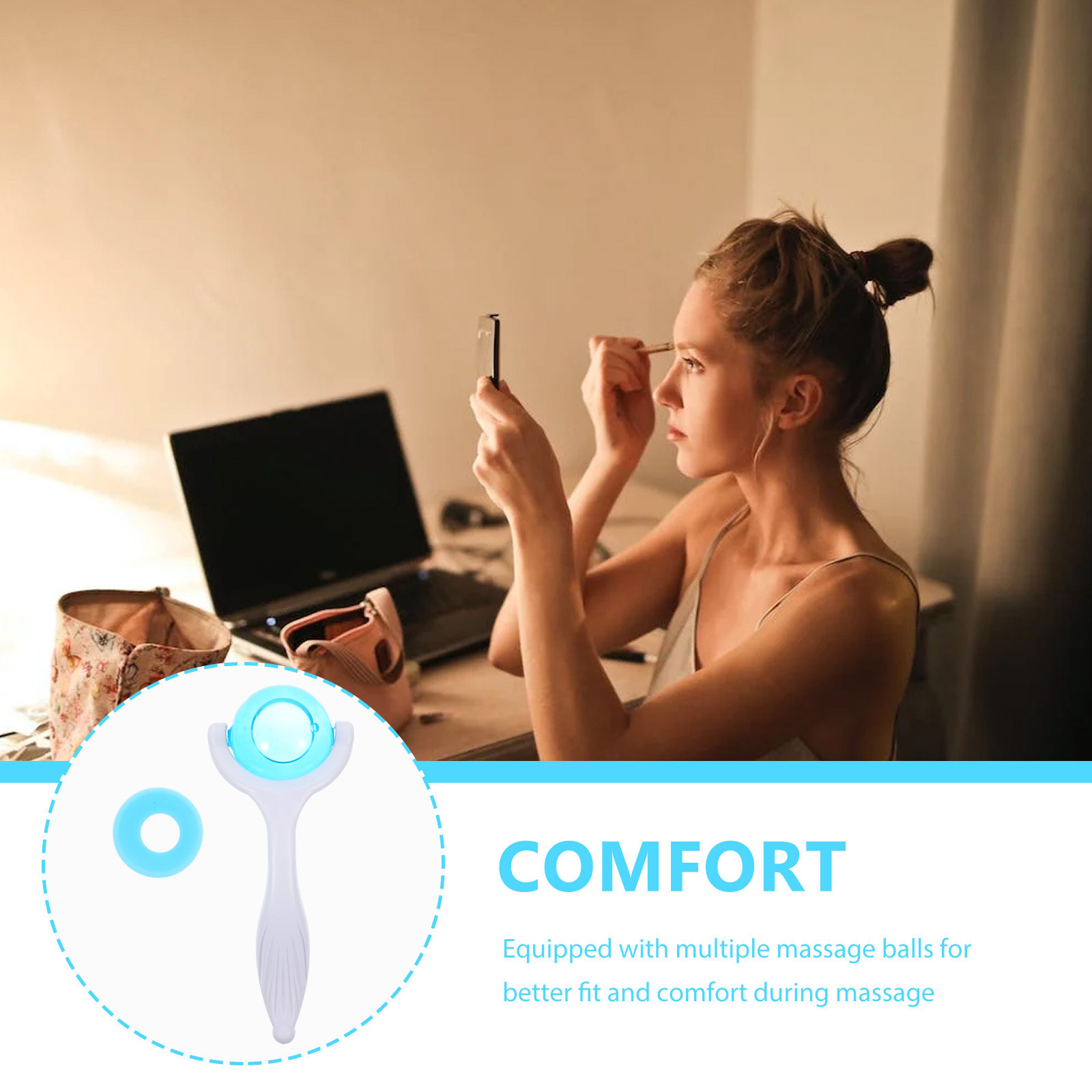 Ice Ball Facial Massager Beaut - Ice Roller Face Cold recension och pris