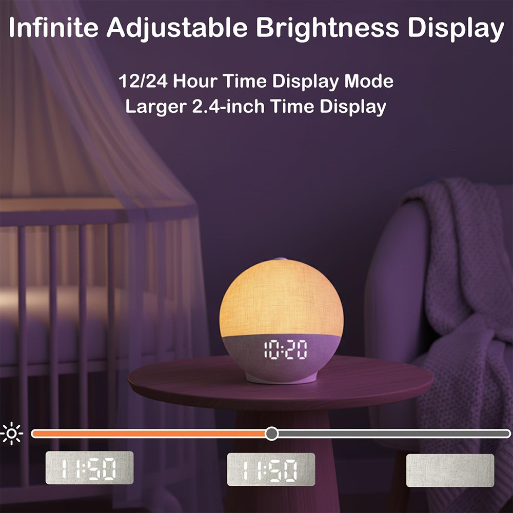 Wake Up Light Sunrise Alarm Cl - White Noise Machine Sleep recension och pris
