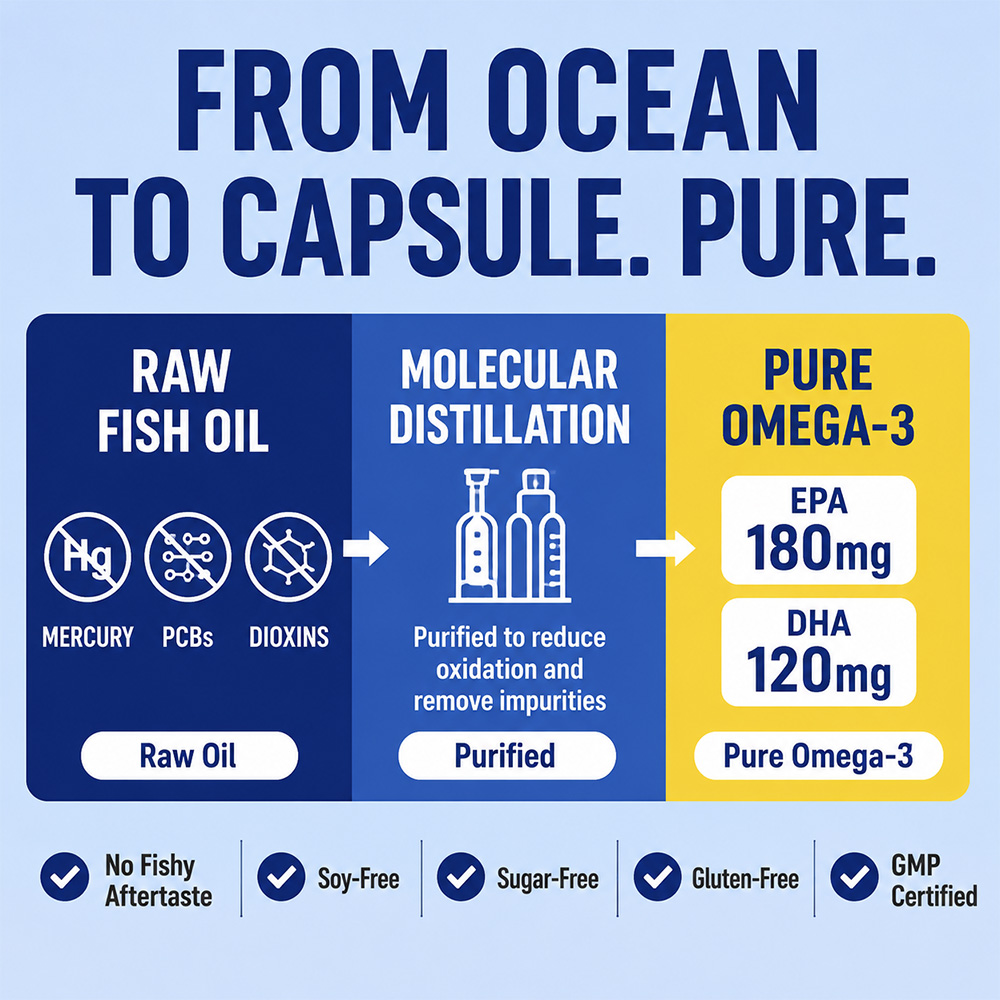 Deep Sea Omega 3 Fish Oil Soft - Health Wellness Usa recension och pris
